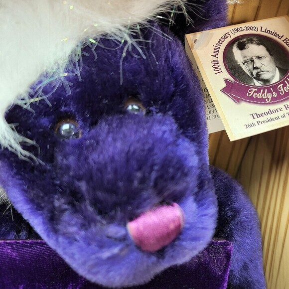 Dan Dee Roosevelt Teddy Bear Santa Picture Frame 100th Anniversary 2002 - Picture 2 of 10